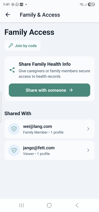 Neem family access hub